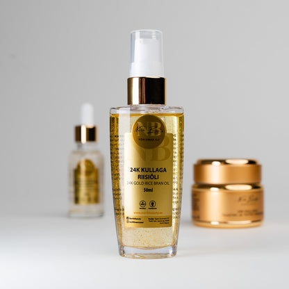 24K Gold Rice Oil, 50ml