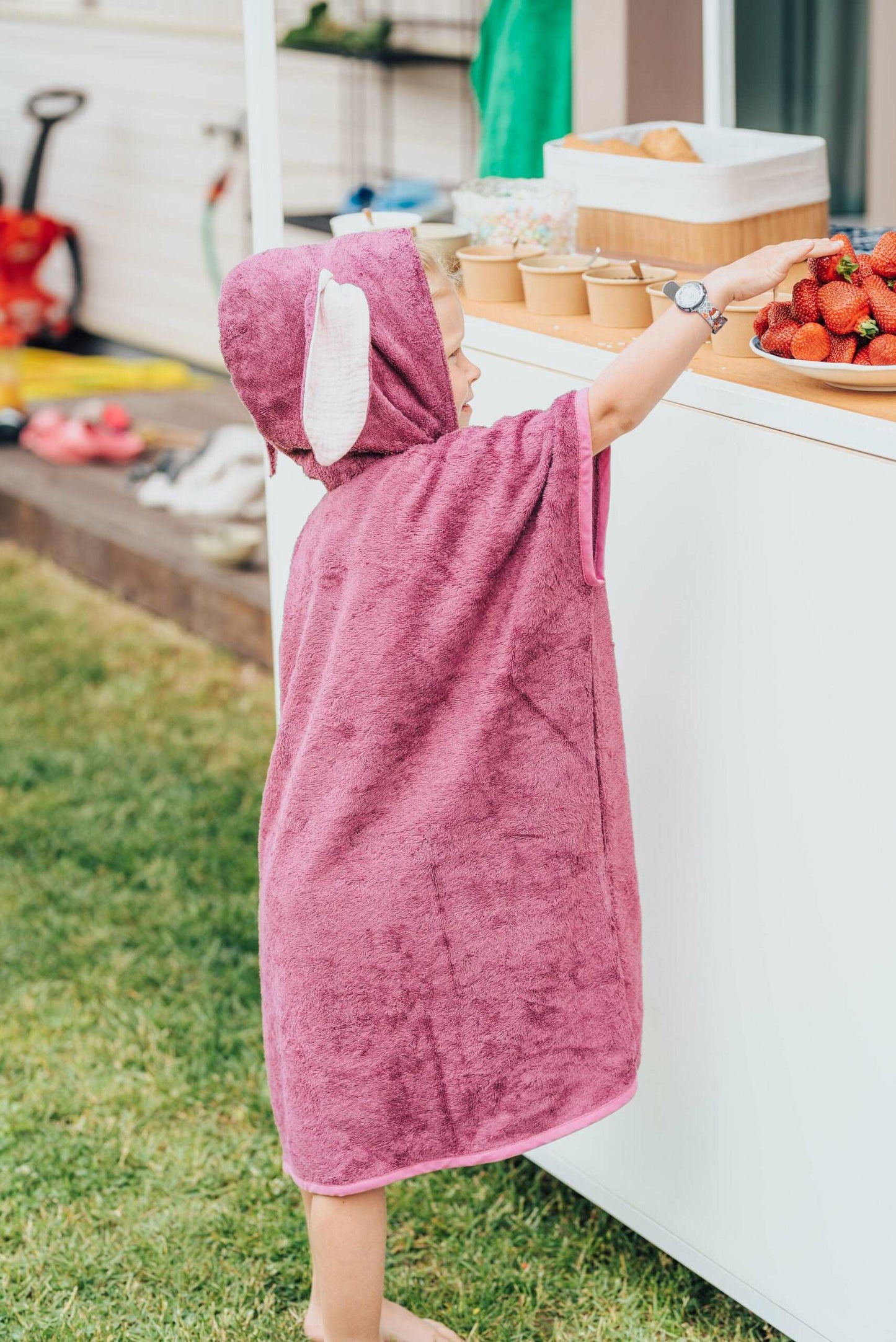 Short-Sleeve Poncho RABBIT - For TODDLERS