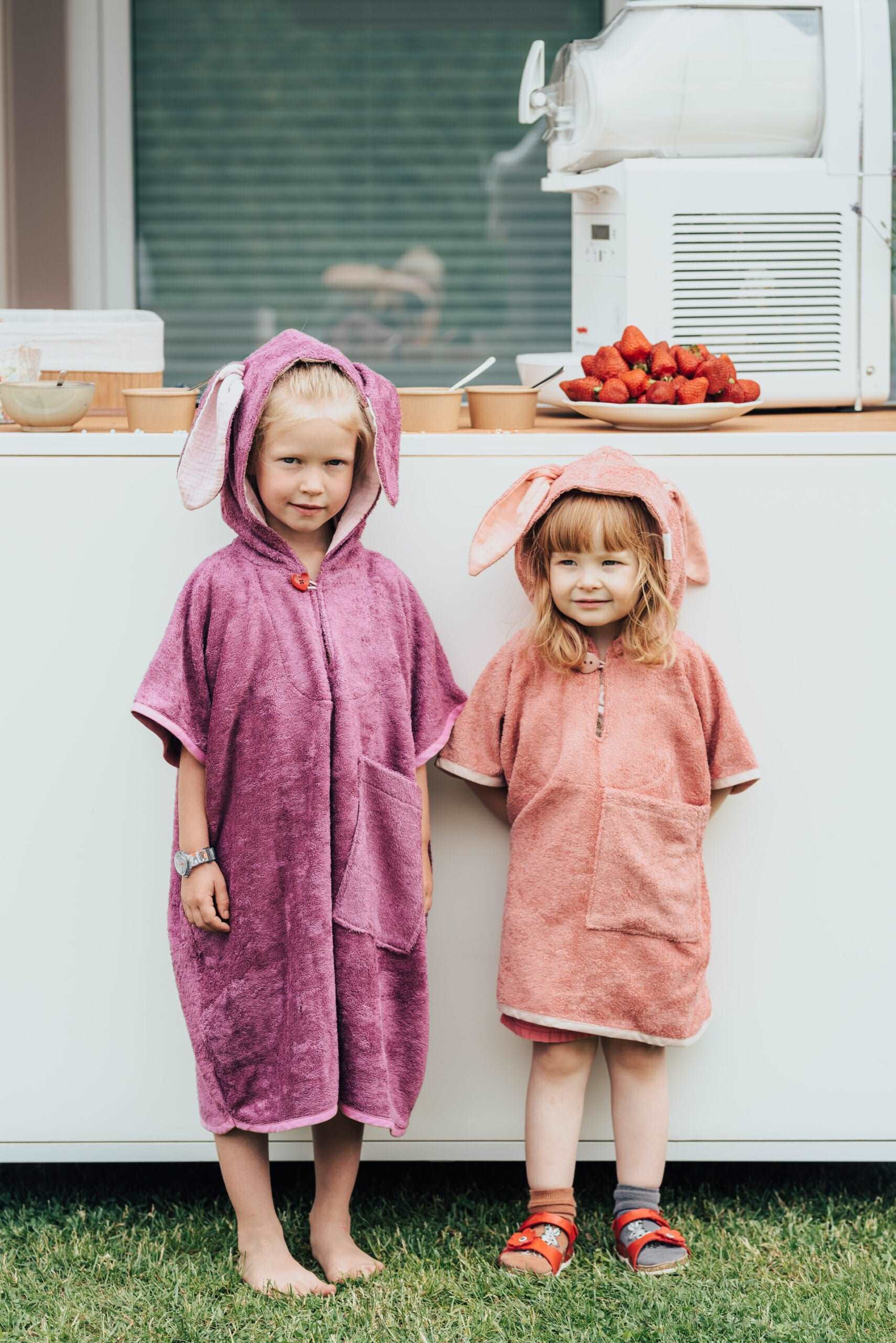 Short-Sleeve Poncho RABBIT - For TODDLERS