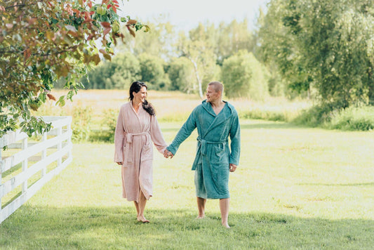 Unisex Hooded Bathrobe - Bamboo Terry