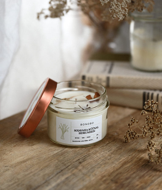 Scented Candle Lemongrass - S (20h)