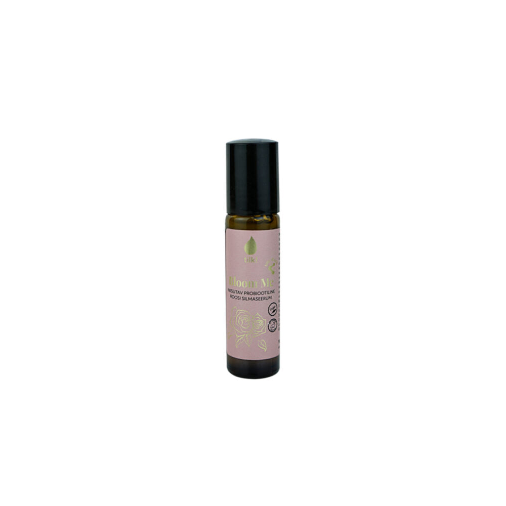 Bloom Me Moisturising Probiotic Rose Eye Serum with Hyaluronic Acid and Provitamin B5, 10ml